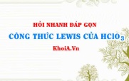 Công thức LEWIS của HClO3 (Chloric acid)